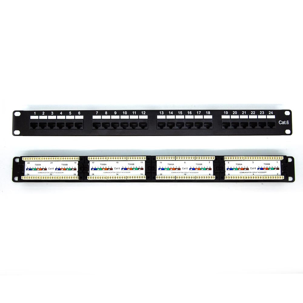 CAT6 110 Type Patch Panel Rackmount CAT6 110 Type Patch Panel Rackmount